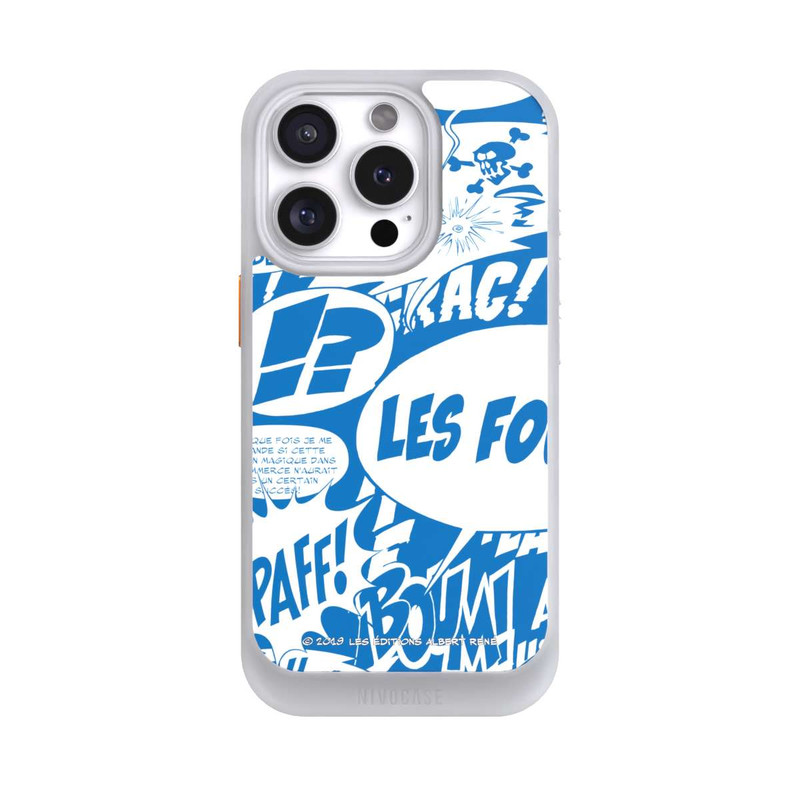 iPhone 16 Pro NIVOcore Bulles BD Astérix Bleu
