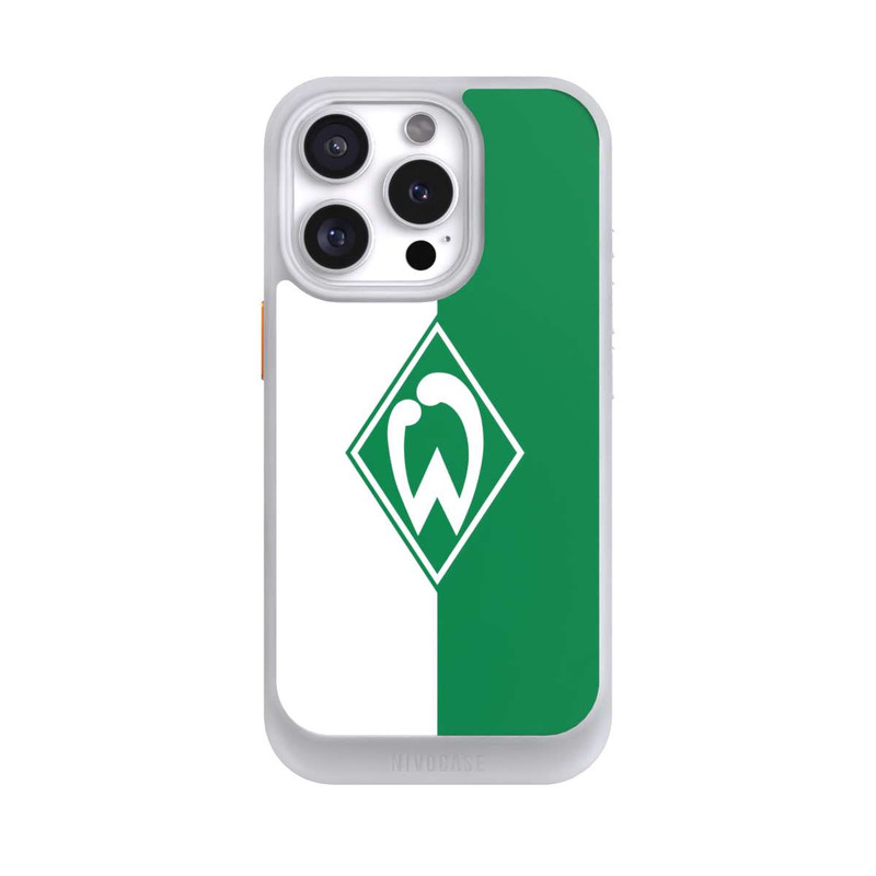 iPhone 16 Pro NIVOcore Weiß-Grün - Werder Bremen