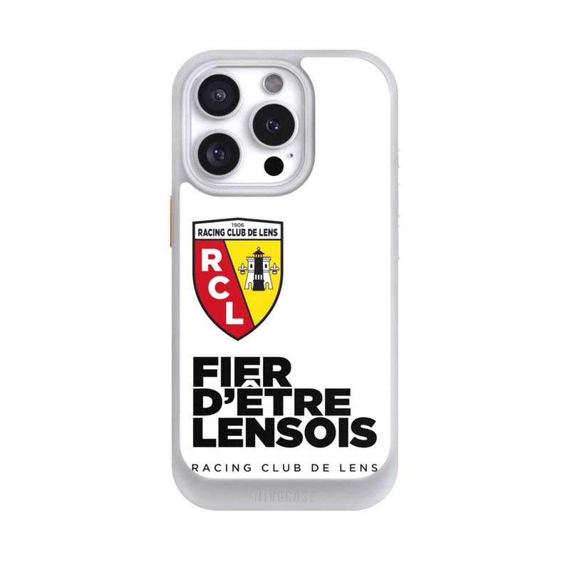 iPhone 16 Pro NIVOcore RC Lens Fier D'être Lensois - Weiß