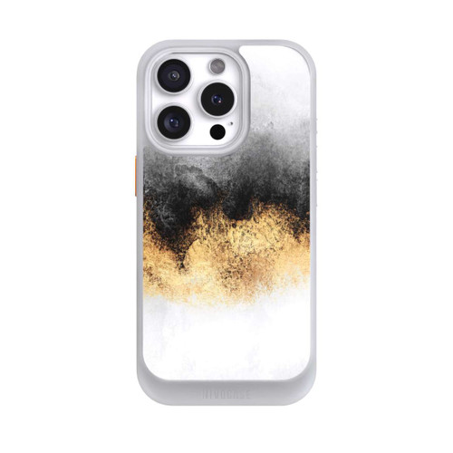 Apple iPhone 16 Pro NIVOcore Gris Ciel Poussière Or Imprimé