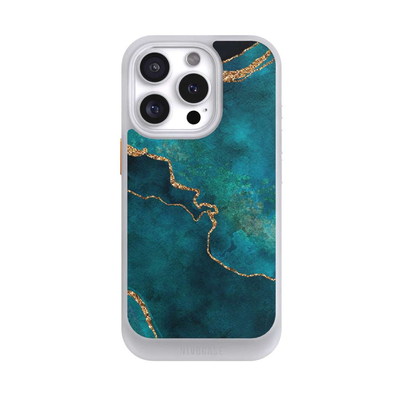 iPhone 16 Pro NIVOcore Gemstone Glamour teal