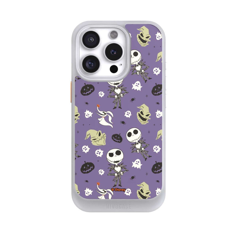 iPhone 16 Pro NIVOcore Jack Purple Pattern Tim Burtons Nightmare before Christmas