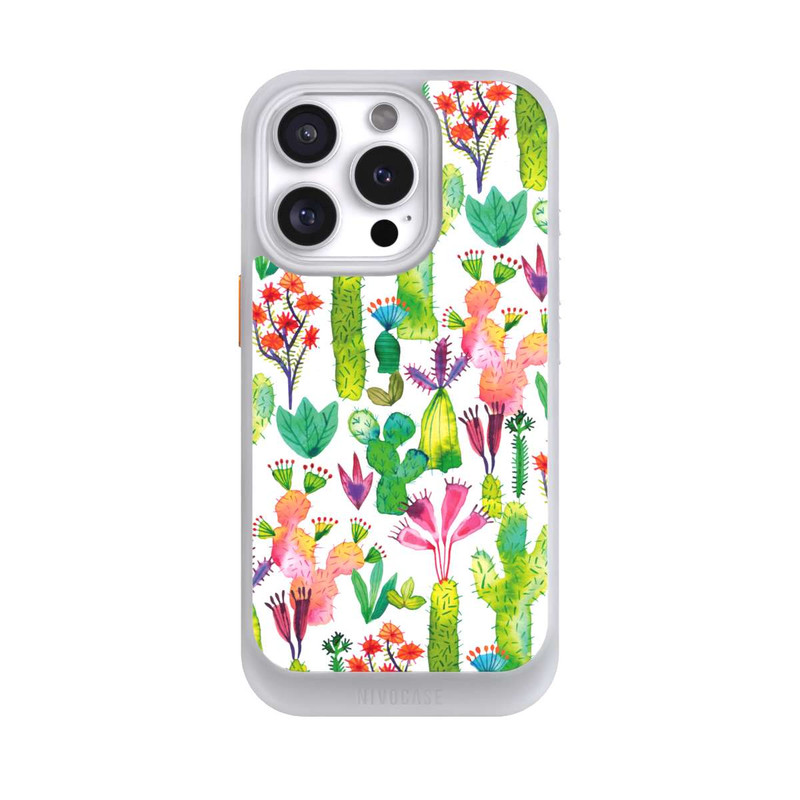 iPhone 16 Pro NIVOcore Jardin de plantes succulentes de cactus