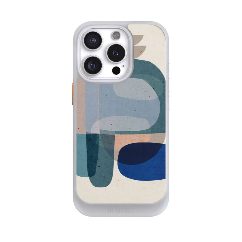 iPhone 16 Pro NIVOcore Stein Nr. 3 Blau