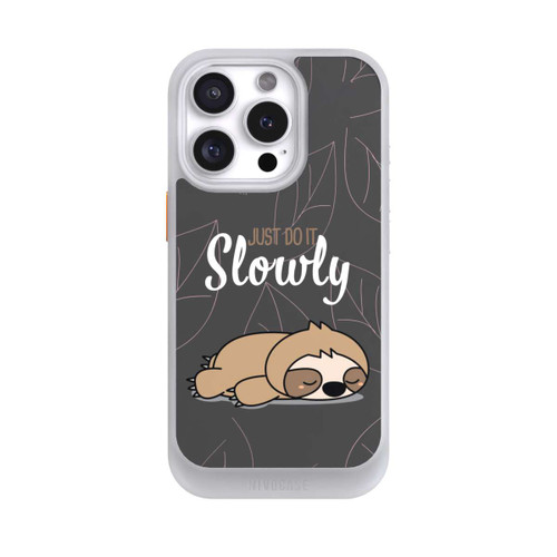 Apple iPhone 16 Pro NIVOcore Just Do It Slowly Sloth Grey
