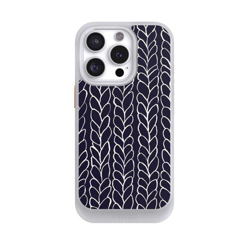 Apple iPhone 16 Pro NIVOcore Tresses En Laine Dessins Marine