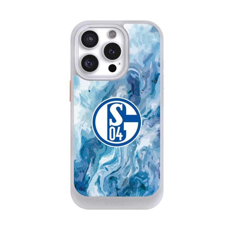 iPhone 16 Pro NIVOcore Schalke 04 Flüssig Blau