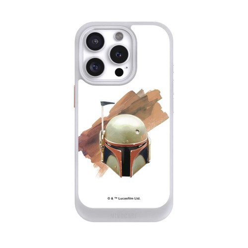 Apple iPhone 16 Pro NIVOcore Boba Fett Helm Weiß