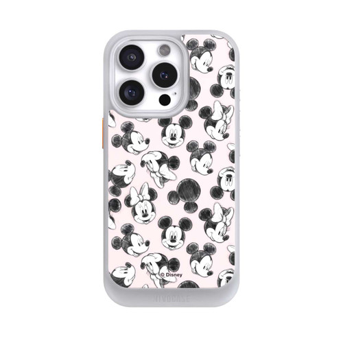 Apple iPhone 16 Pro NIVOcore Minnie &amp; Mickey Viele Gesichter Pink