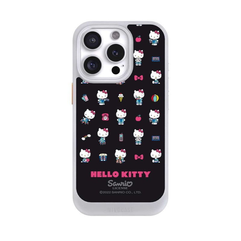 iPhone 16 Pro NIVOcore Hello Kitty 90s Schwarz