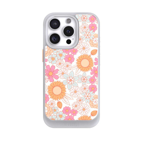 Apple iPhone 16 Pro NIVOcore Fleurs Bohémienne Rétro 1