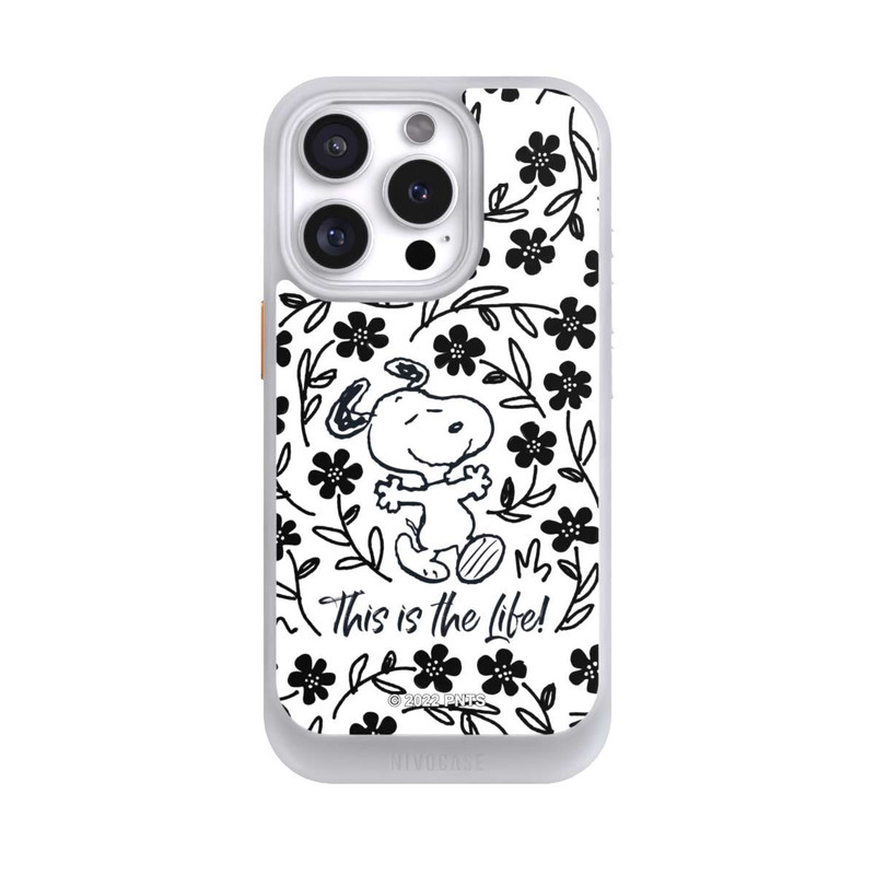 iPhone 16 Pro NIVOcore Snoopy schwarz und weiß This Is The Life