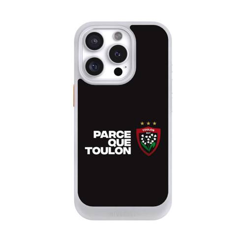 Apple iPhone 16 Pro NIVOcore RC Toulonnais PQT Schwarz