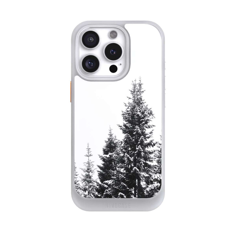 iPhone 16 Pro NIVOcore Schneebedeckte Tannen