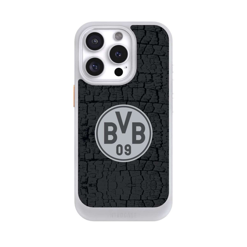 iPhone 16 Pro NIVOcore BVB Trikot Kohle und Stahl