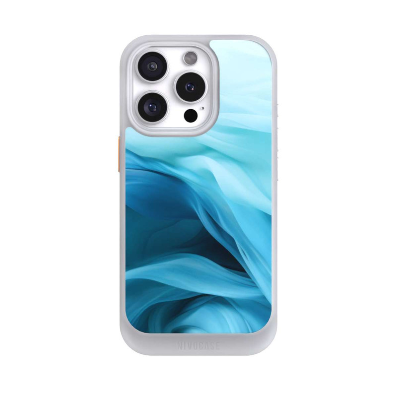 iPhone 16 Pro NIVOcore Smooth Blue Texture