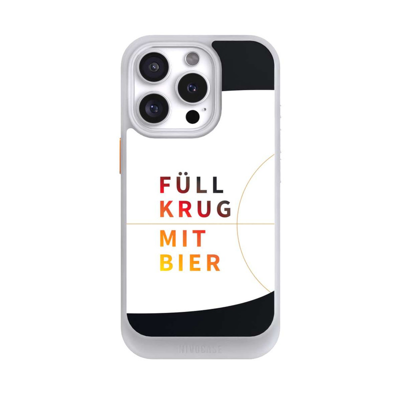 iPhone 16 Pro NIVOcore Füllkrug mit Bier 