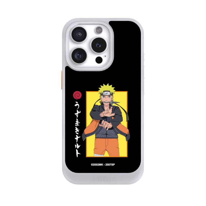 iPhone 16 Pro NIVOcore Naruto Kampfposition Schwarz