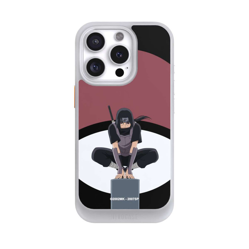 iPhone 16 Pro NIVOcore Itachi Uchiha Symbol schwarz