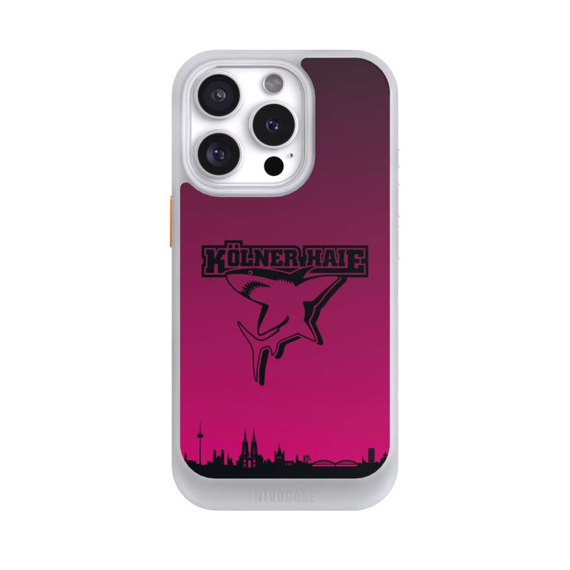 iPhone 16 Pro NIVOcore Kölner Haie Skyline Pink