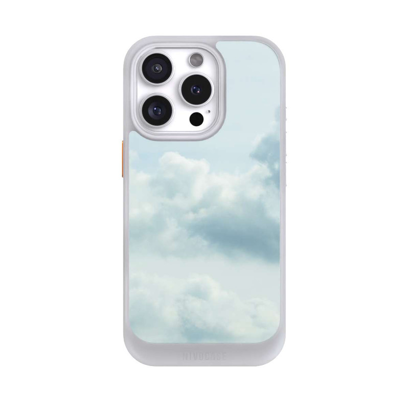 iPhone 16 Pro NIVOcore Pastel Blue Clouds
