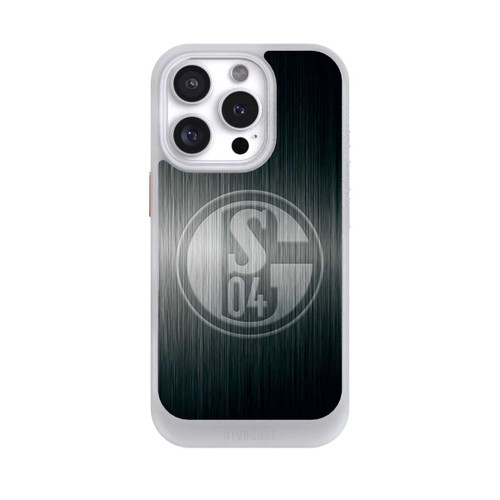 Apple iPhone 16 Pro NIVOcore Schalke 04 Metall Look