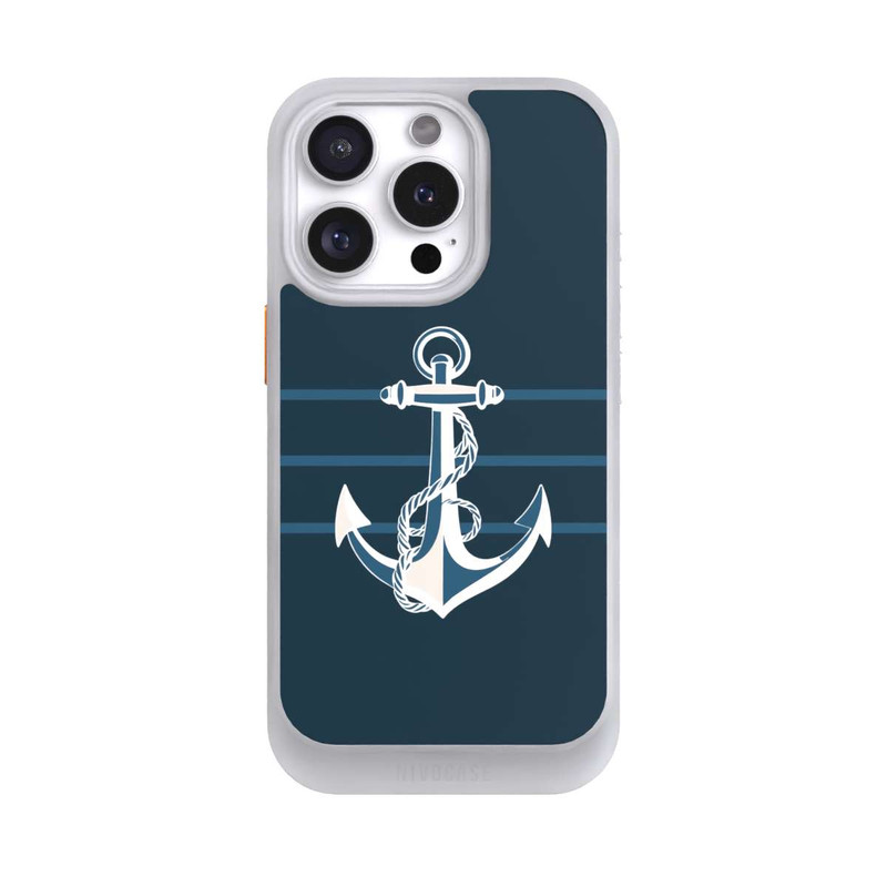iPhone 16 Pro NIVOcore Anchor Line Blue with AI