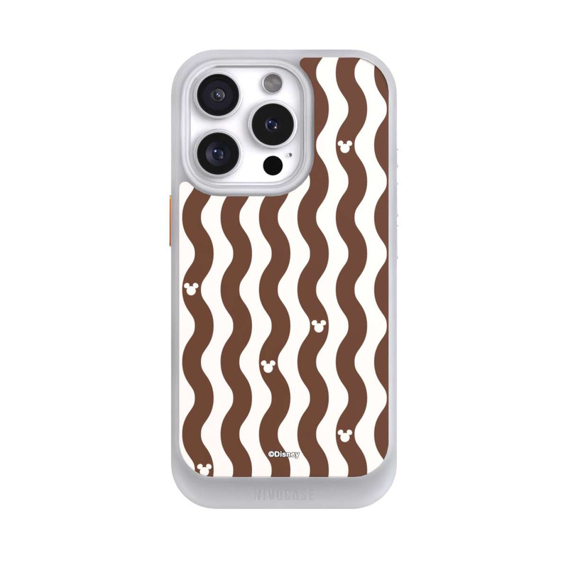 iPhone 16 Pro NIVOcore Micky Muster Braune Wellen