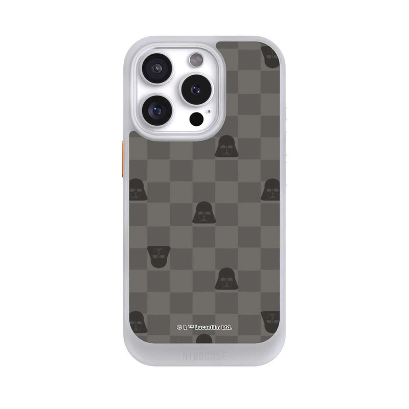 iPhone 16 Pro NIVOcore Darth Vader Schachbrettmuster Schwarz