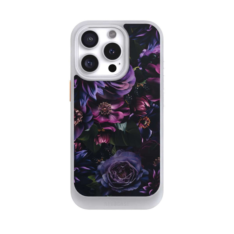 iPhone 16 Pro NIVOcore Dunkle Lila Blüten 