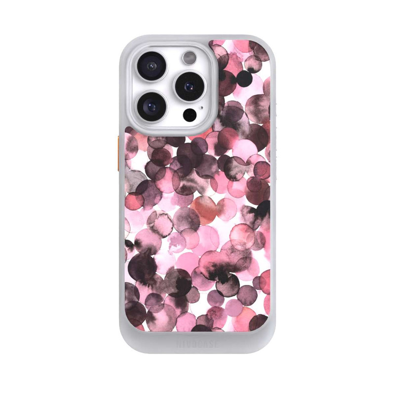 iPhone 16 Pro NIVOcore Blätterzauber Pink