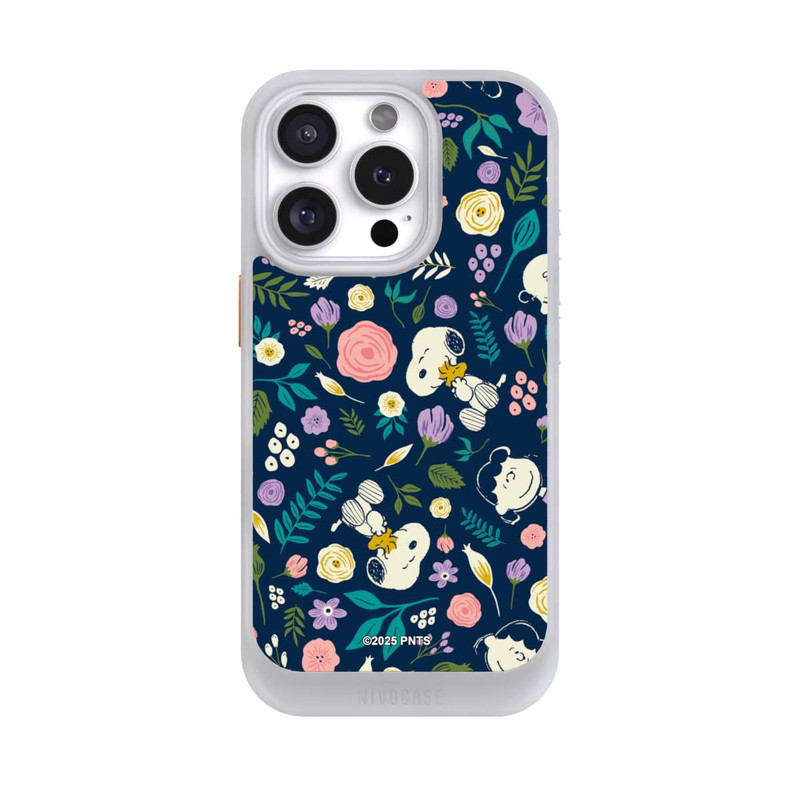 iPhone 16 Pro NIVOcore Peanuts Dark Flower Pattern