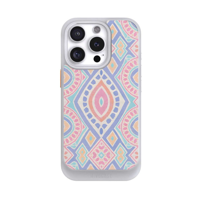 iPhone 16 Pro NIVOcore Boho Geometric Mosaic Intricate Tribal Design