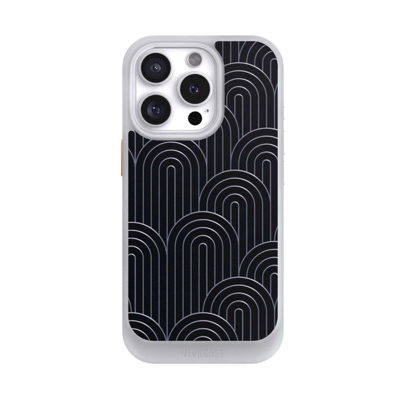 iPhone 16 Pro NIVOcore Art Deco Silber