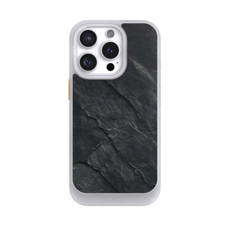 iPhone 16 Pro NIVOcore Dunkler Schiefer Look