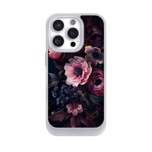 Apple iPhone 16 Pro NIVOcore A picture of pink flowers featuring peonies against a dark background With AI