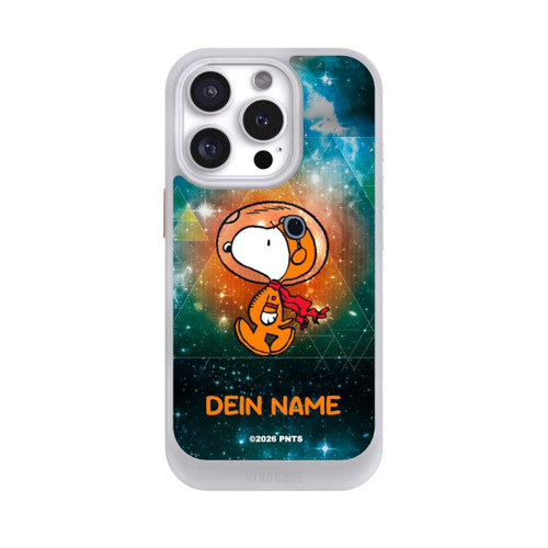 Apple iPhone 16 Pro NIVOcore Snoopy Weltraumreisender Personalisierbar