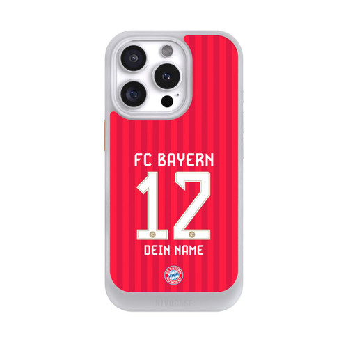 Apple iPhone 16 Pro NIVOcore FC Bayern München Trikot Personalisierbar 26-27