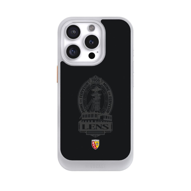 iPhone 16 Pro NIVOcore RC Lens Mine de Ferveur Emblem black