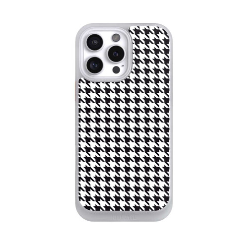 Apple iPhone 16 Pro Max NIVOcore Hahnentritt Schwarz Weiß