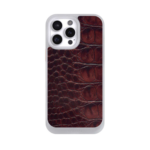 Apple iPhone 16 Pro Max NIVOcore Cuir de Crocodile