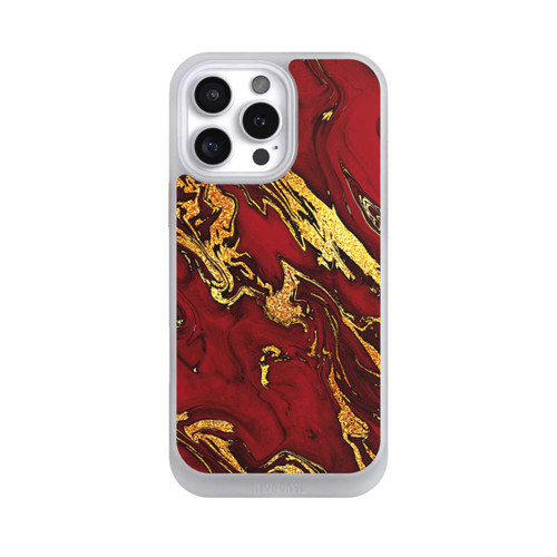 Apple iPhone 16 Pro Max NIVOcore Red Gold Marble Look