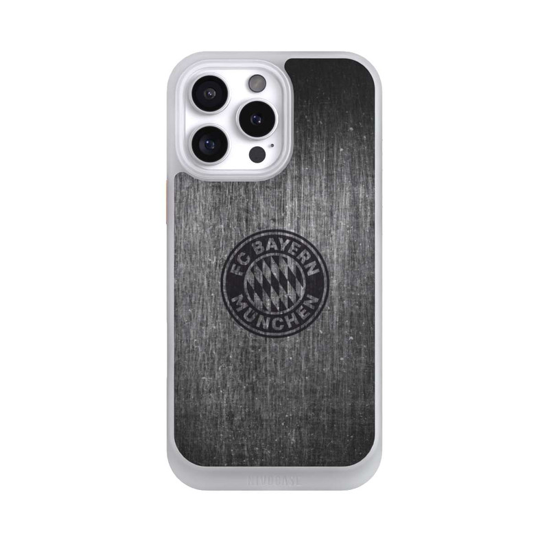 iPhone 16 Pro Max NIVOcore Metalllook FCB Logo einfarbig