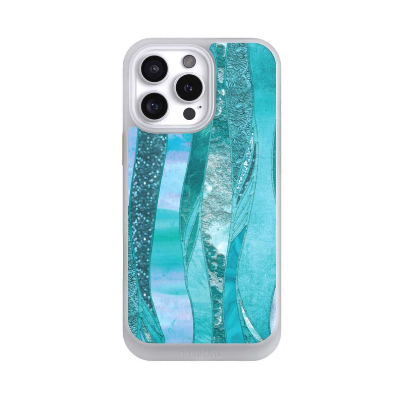 iPhone 16 Pro Max NIVOcore glamouröser Glitzerlook blau