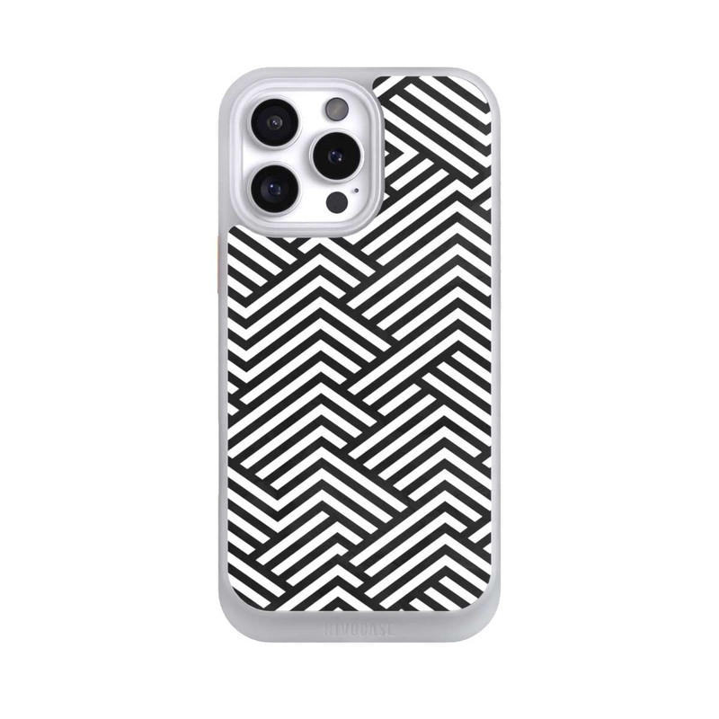 iPhone 16 Pro Max NIVOcore ZigZag noir et blanc