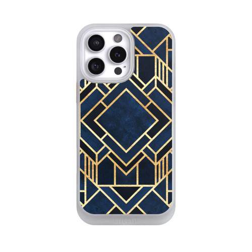 Apple iPhone 16 Pro Max NIVOcore Kunst Deko Blau Golddruck