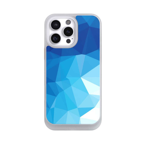 Apple iPhone 16 Pro Max NIVOcore Mosaïque Polygonale Bleue