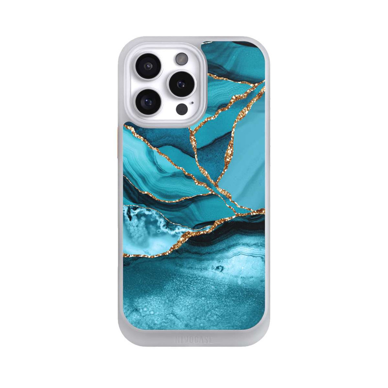 iPhone 16 Pro Max NIVOcore Eisblaue Marmor Landschaft