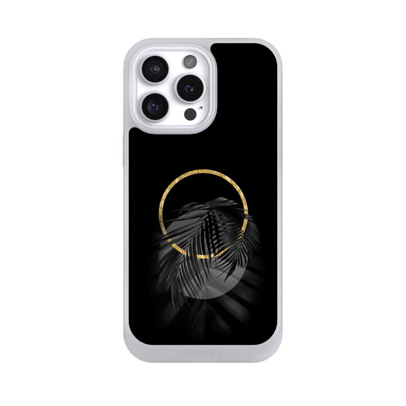 iPhone 16 Pro Max NIVOcore tropische Blätter schwarz