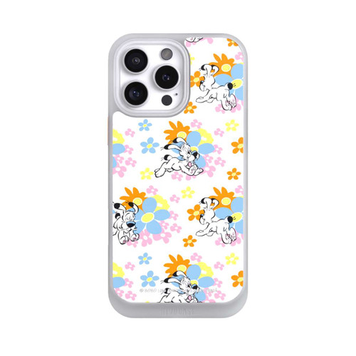 Apple iPhone 16 Pro Max NIVOcore Idéfix sur fleurs colorées